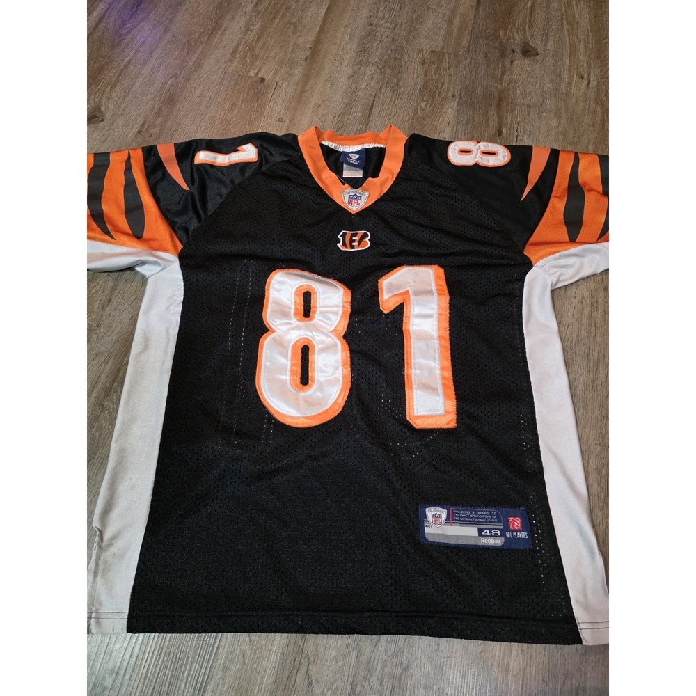 Vintage Cincinnati Bengals Jersey Terrell Owens Reebok Sewn Mens 52 Authentic